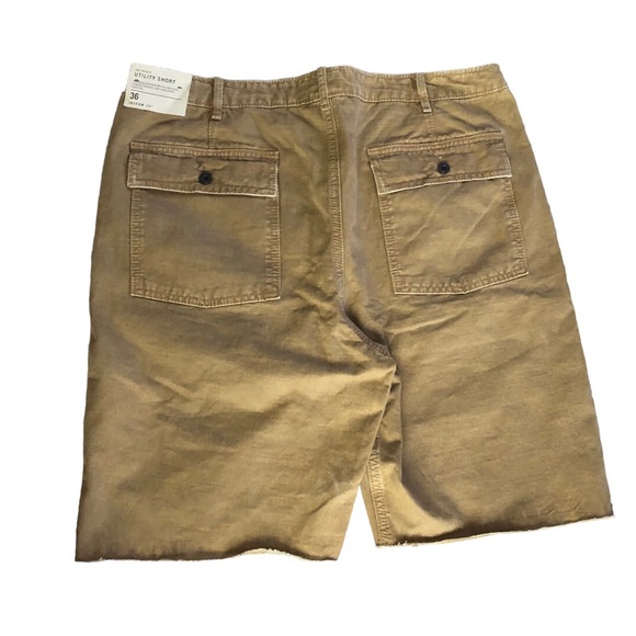 🌿 ABERCROMBIE & FINCH 🌿 men’s utility cargo chino shorts size 36 - Picture 2 of 6